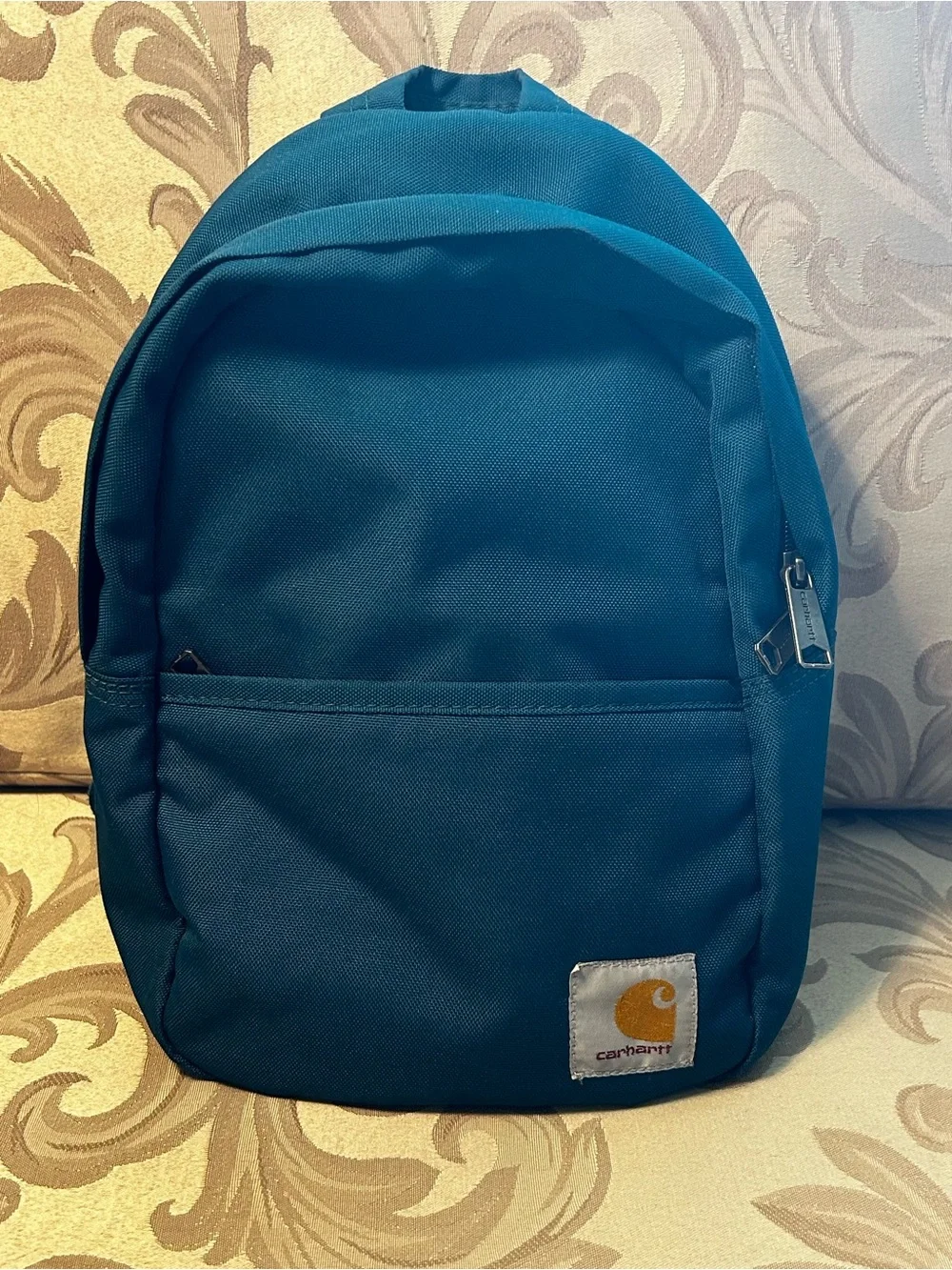 Carhartt Mini Backpack Teal Blue Water-Repellent  Zipper Pouch Adjustable Straps